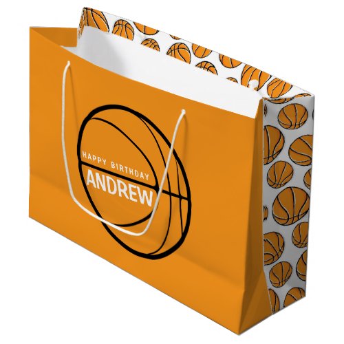 Basketball Birthday Gift Bag