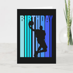 Basketball Birthday Mens Kids CHildren Cool Funky Card