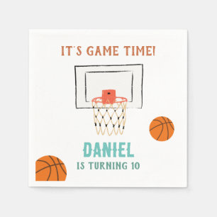 Basketball Birthday Napkins