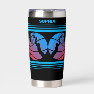 Basketball Birthday Party, Basketball Player Water Insulated Tumbler