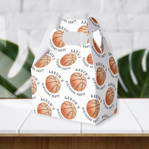 Basketball Birthday Party Favor Boxes