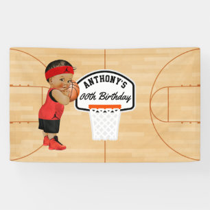 Basketball Birthday Party personalized Banner