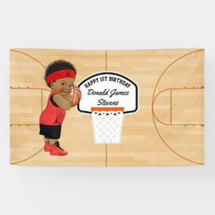 Basketball Birthday Party personalized Banner