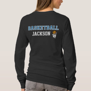 Basketball Blue Lettering Personalize Shirt