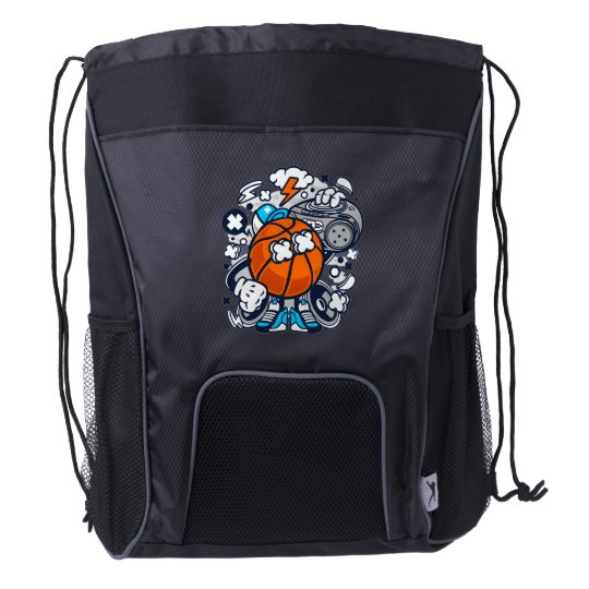 basketball drawstring backpack