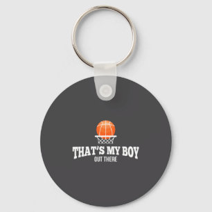 Basketball Boy For Mom Dad Grandma Grandpa Keychain