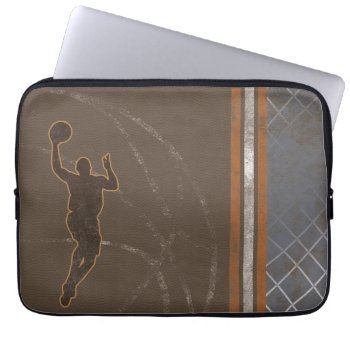 Basketball Boy Laptop Sleeve by ElizaBGraphics at Zazzle
