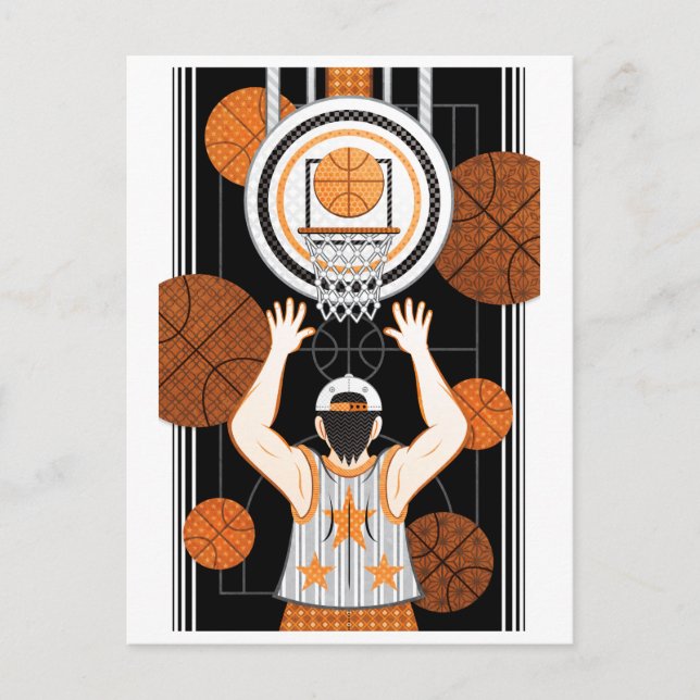 Basketball boy（remake） postcard (Front)