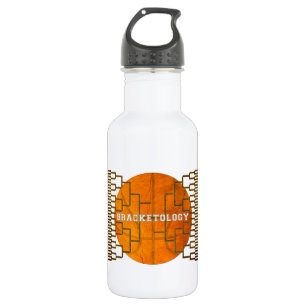 Basketball Bracketology Stainless Steel Water Bottle