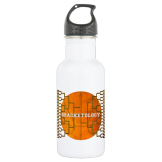 Basketball Bracketology Stainless Steel Water Bottle