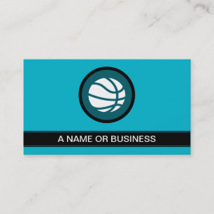 basketball bubble business card