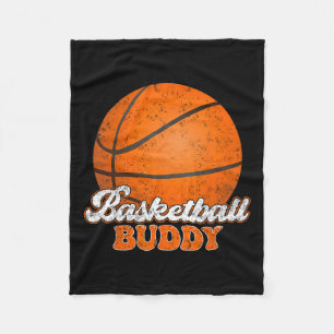 Basketball Buddy Family Matching For Men Women Fleece Blanket
