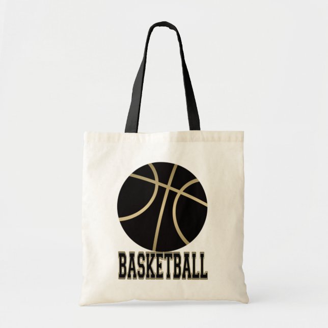 Basketball Budget Tote (Front)