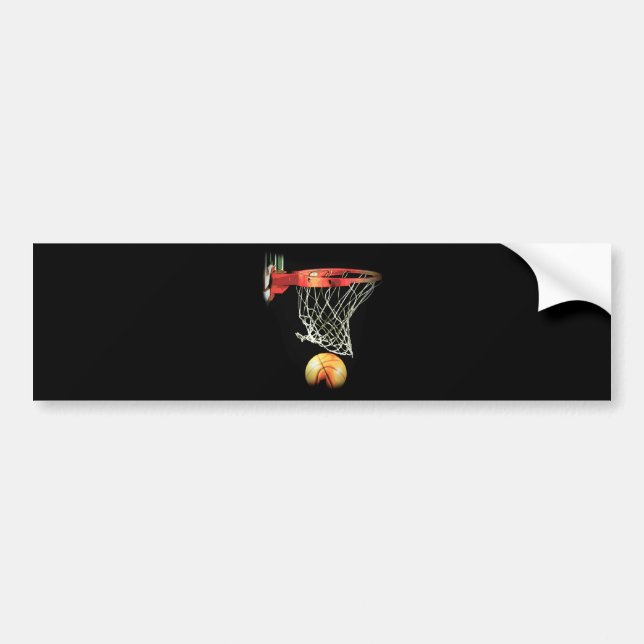 Basketball Bumper Sticker (Front)