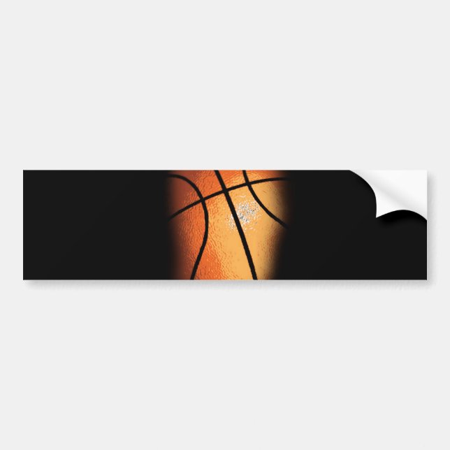 Basketball Bumper Sticker (Front)