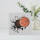 Basketball Burst T-shirts and Gifts (Standing Front)