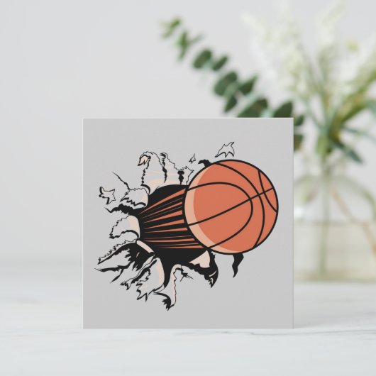 Basketball Burst T-shirts and Gifts (Standing Front)