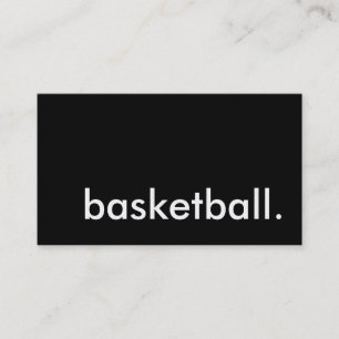 basketball. business card