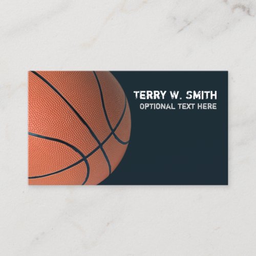Basketball Business Card