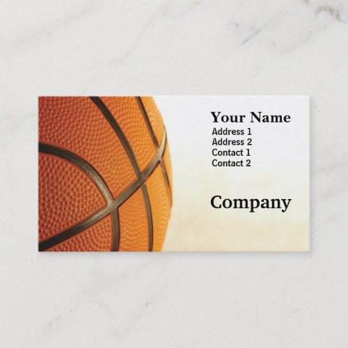 Basketball Business Cards