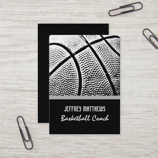 Customizable Basketball Business Card Template
