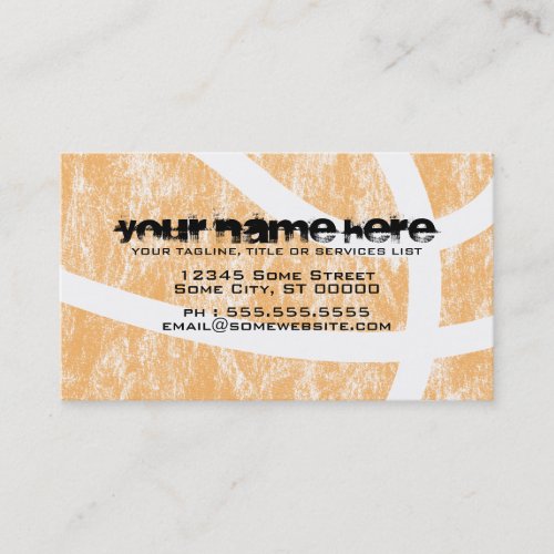 basketball business card template