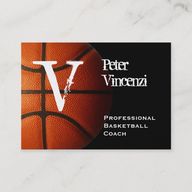 Basketball Business Card (Front)