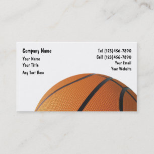 Basketball Business Cards
