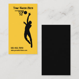 Basketball Business Cards