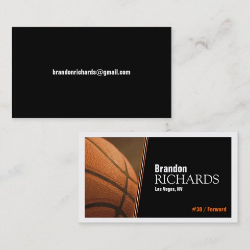 Basketball - Business Cards | Zazzle