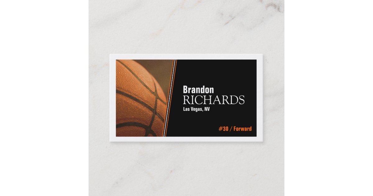 Basketball - Business Cards | Zazzle