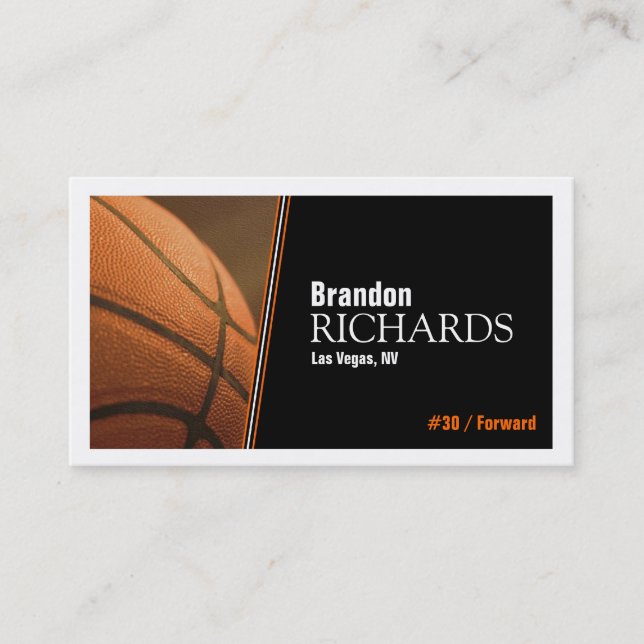 Basketball - Business Cards (Front)