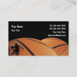 Basketball Business Cards | Zazzle