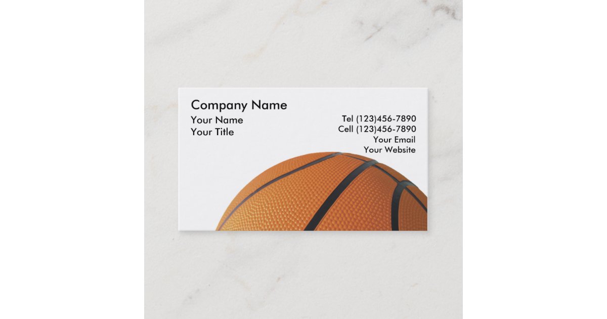 Basketball Business Cards | Zazzle