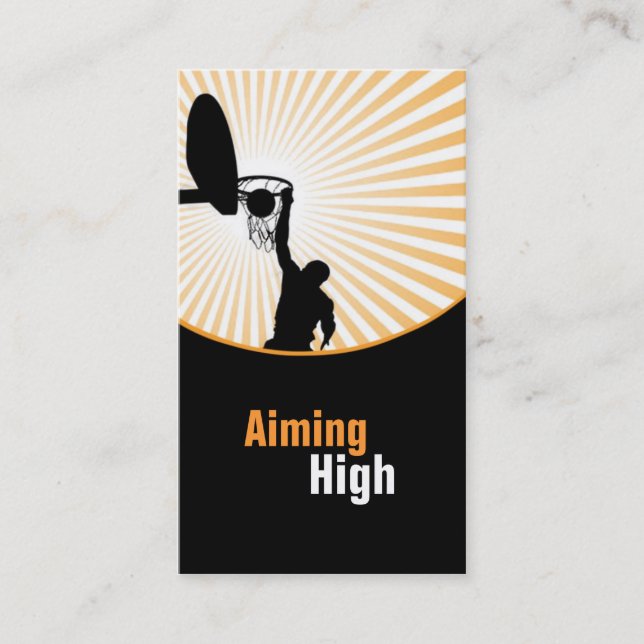 Basketball Business Cards (Front)