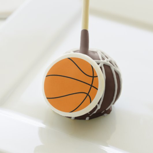 Basketball Cake Pops (Front Insitu)