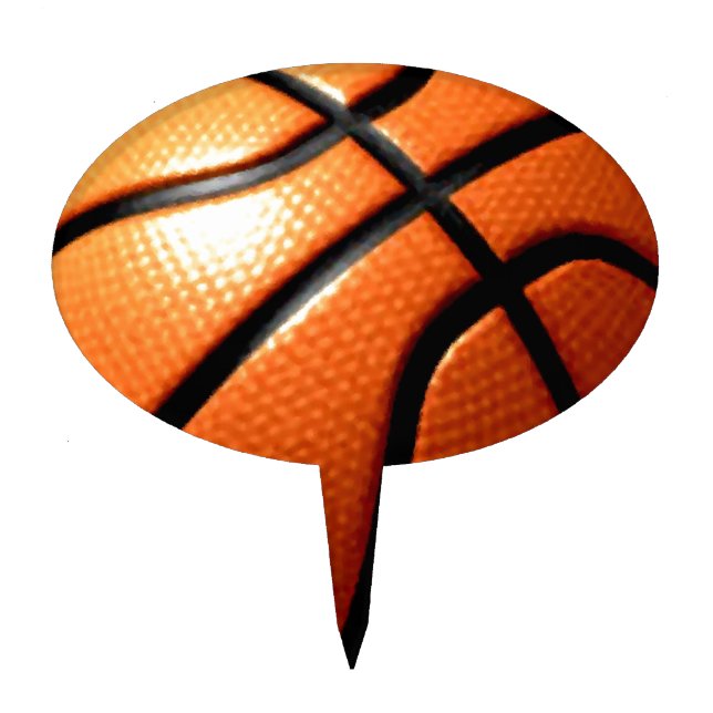 Basketball Cake Topper (Front)