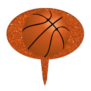 basketball cake topper