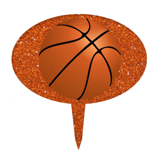 basketball cake topper (Front)