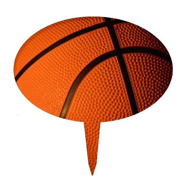 Basketball Cake Topper (Front)