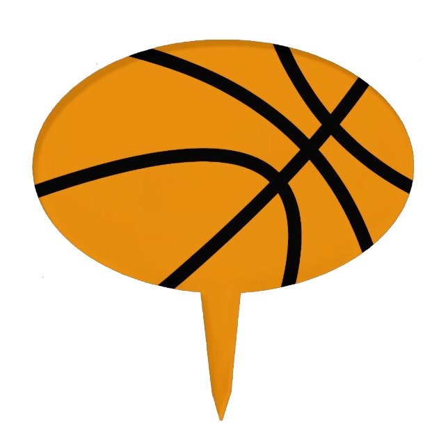 Basketball Cake Topper (Front)