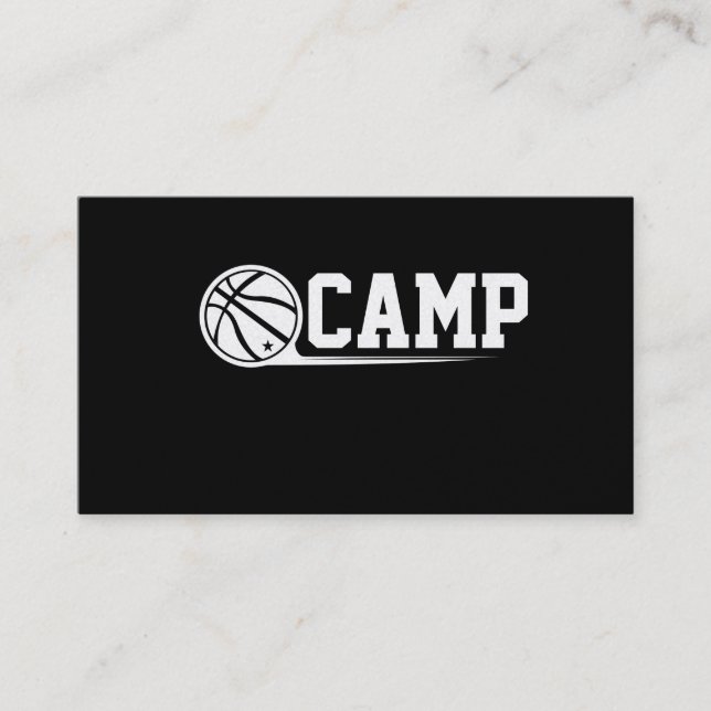 Basketball Camp Business, 3.5" x 2.0", 100 pack Business Card (Front)