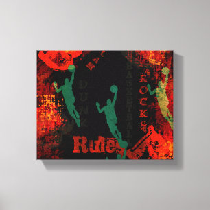BASKETBALL    CANVAS PRINT
