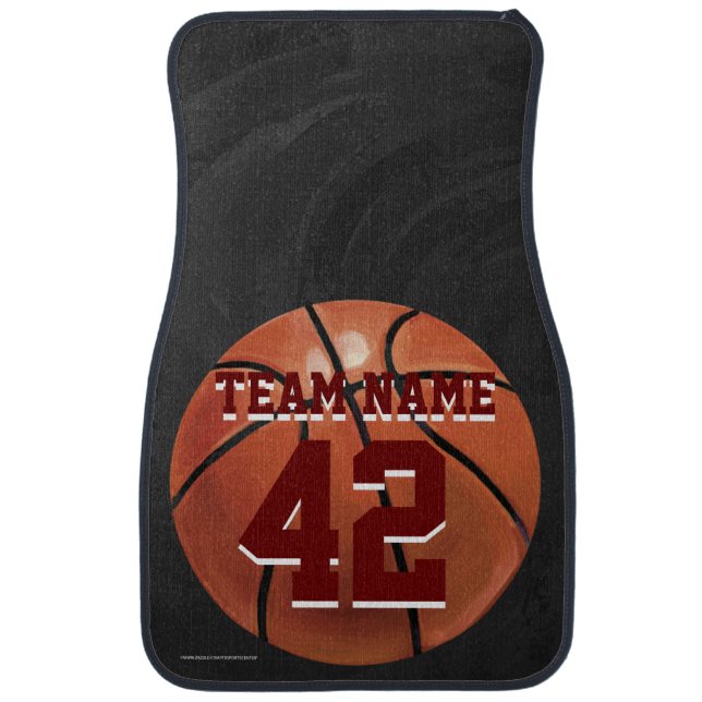 Basketball Car Floor Mat (Front)