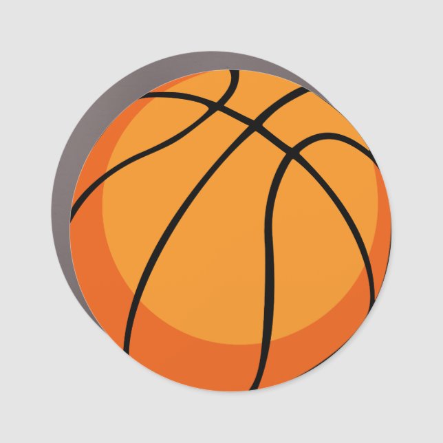 Basketball Car Magnet (Front)