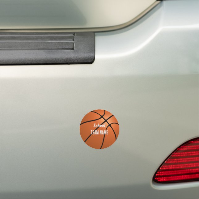 Basketball Car Magnet - HAMbyWG (In Situ)