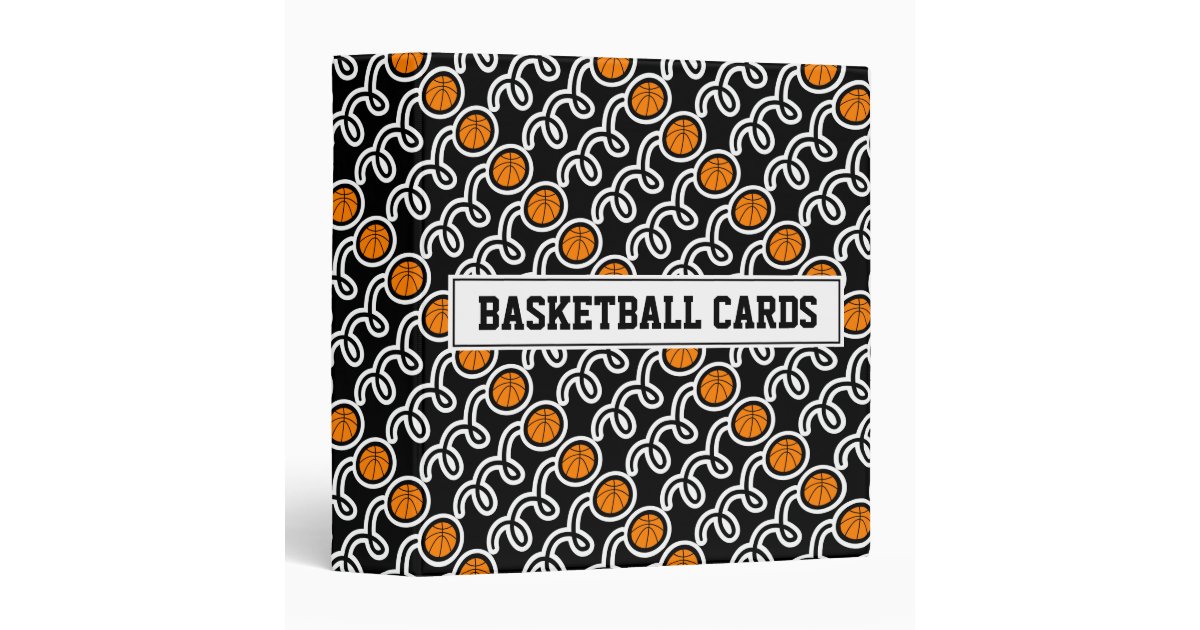 Basketball Card Binder For Collectors No Sleeves Zazzle Com