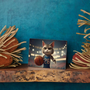 Basketball Cat, Plaque