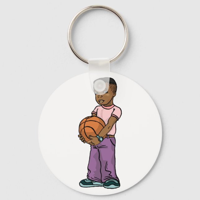 Basketball Catch Keychain (Front)