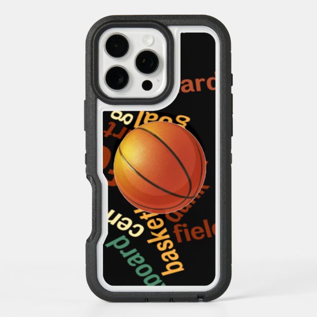 Basketball center protective case pattern Custom B (Back)